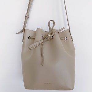 Mansur Gavriel Mini Bucket Bag in Sand